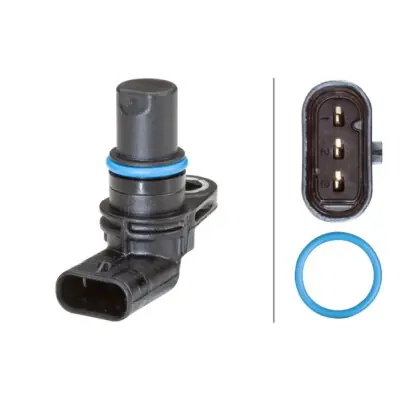 Sensor, posición arbol de levas HELLA 6PU 013 122-191 De Moda